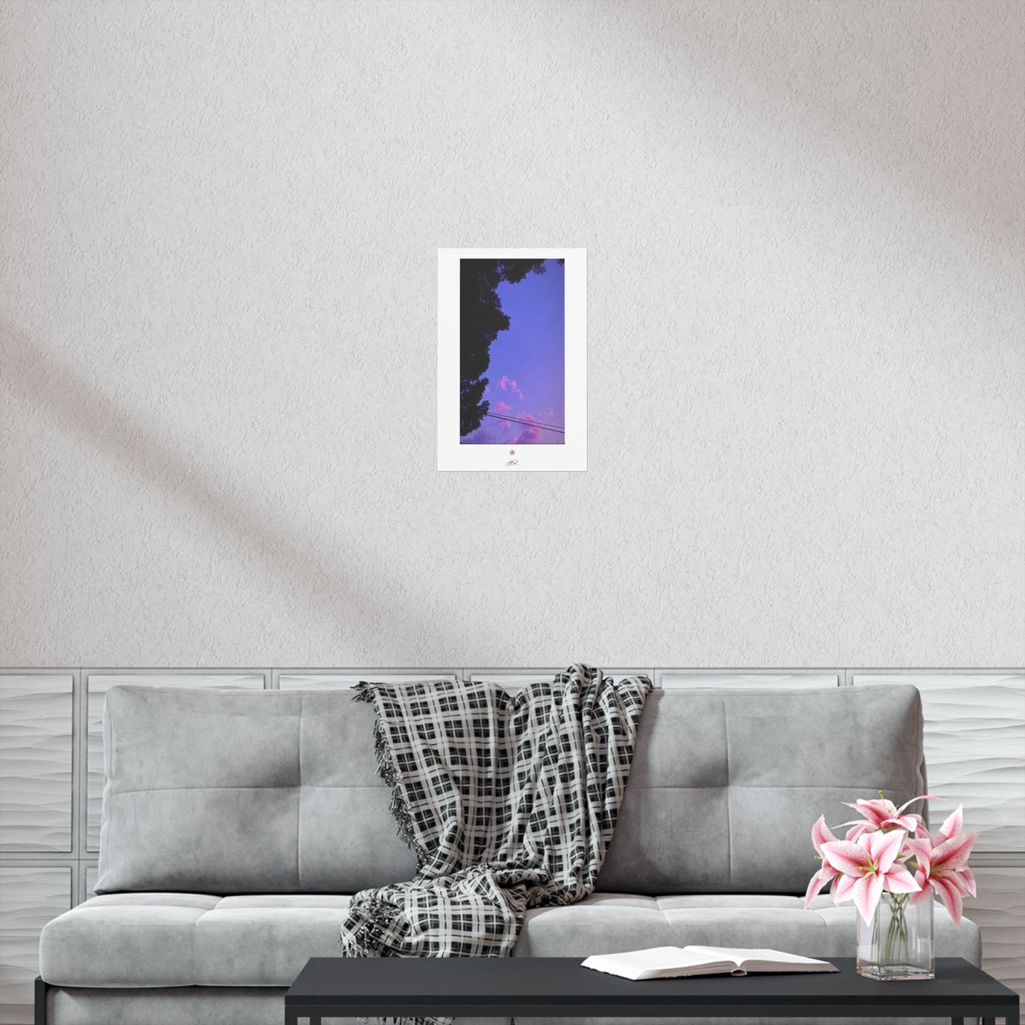 photo print x 'blueberry skies'