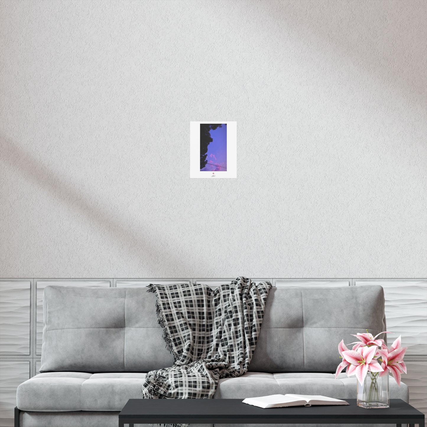 photo print x 'blueberry skies'