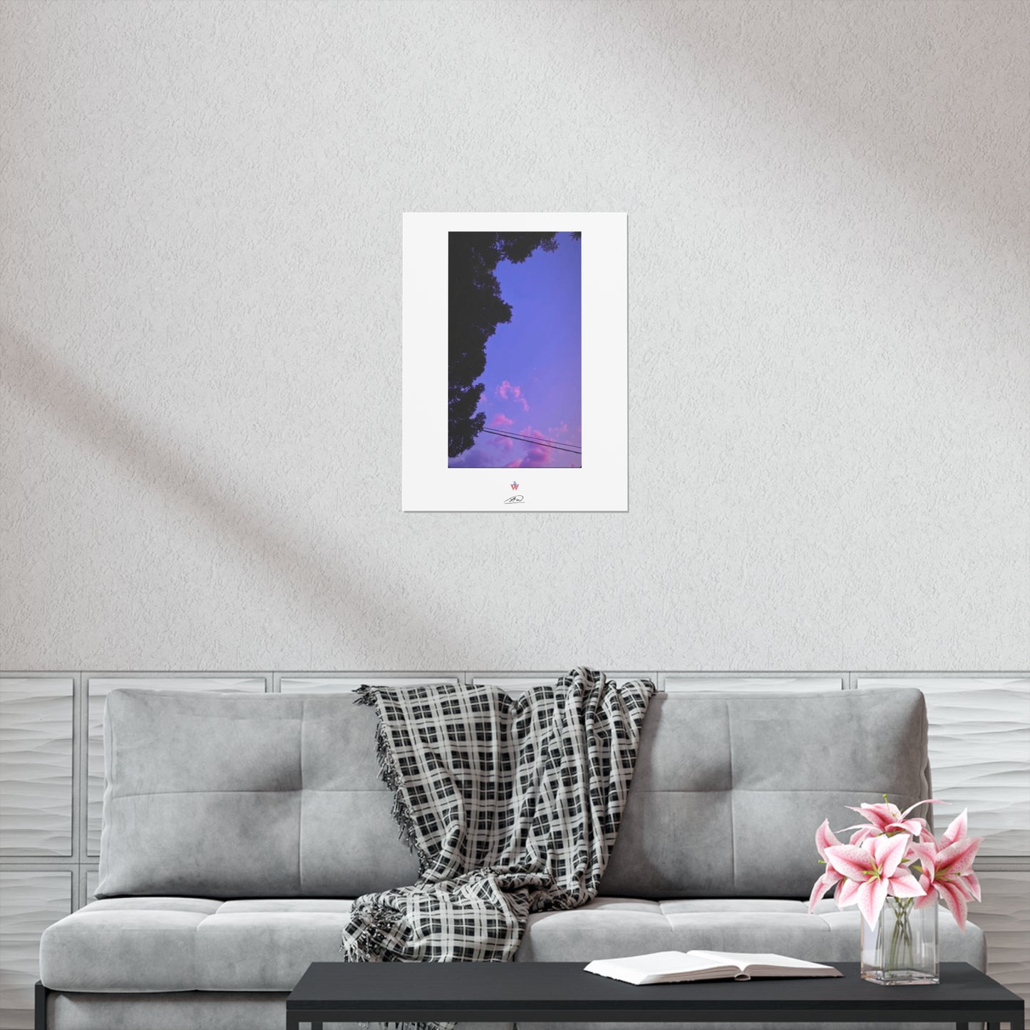 photo print x 'blueberry skies'