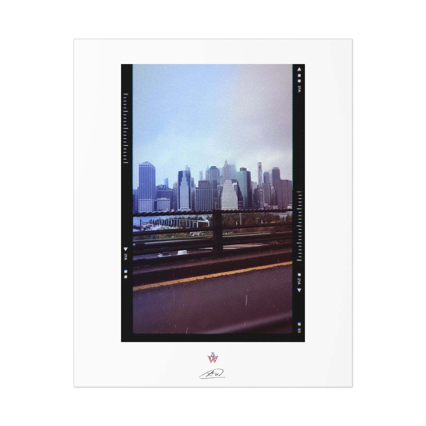 photo print x 'drive by, say bye, city skyline'